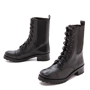 Tory Burch broome combat boots